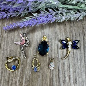 Faux Gemstone Pendant Bundle - SKU M